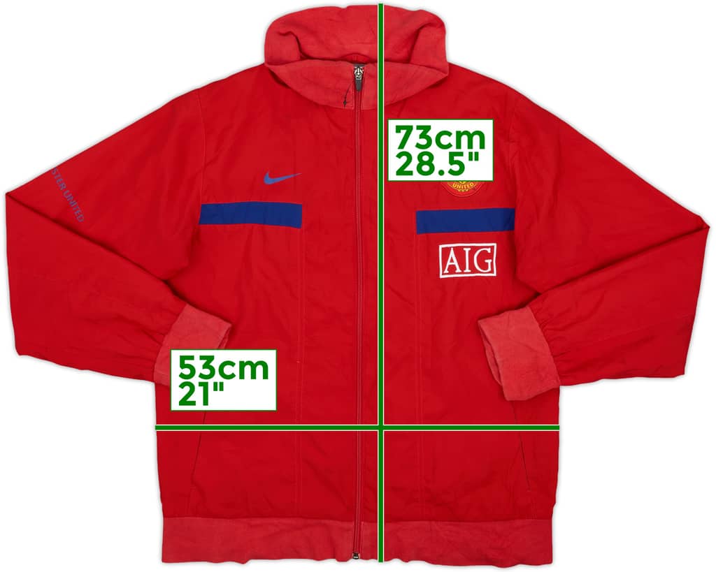 2009-10 Manchester United Nike Track Jacket - 4/10 - (XL.Boys)