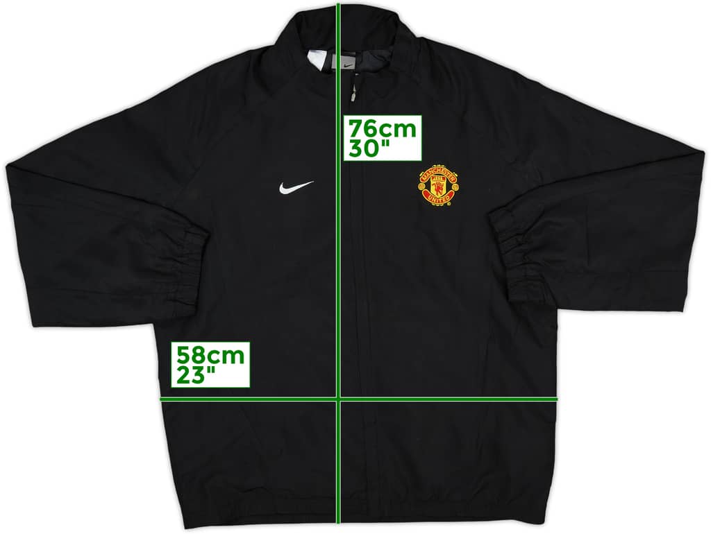 2002-03 Manchester United Nike Track Jacket - 8/10 - (M)