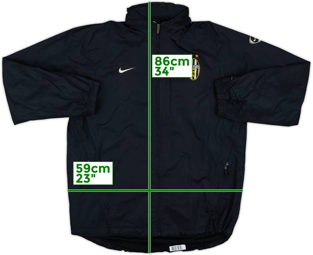 2003-04 Juventus Nike Hooded Rain Jacket - 6/10 - (L)