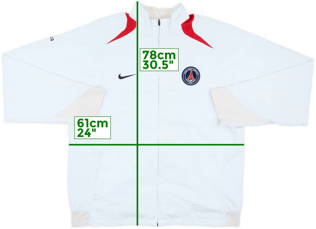2005-06 Paris Saint-Germain Nike Track Jacket - 7/10 - (XL)