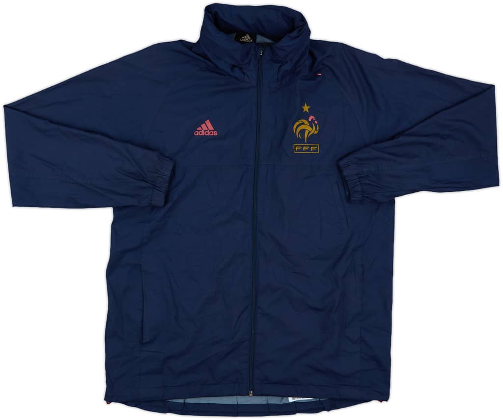 2010-11 France adidas Hooded Rain Jacket - 8/10 - (M)