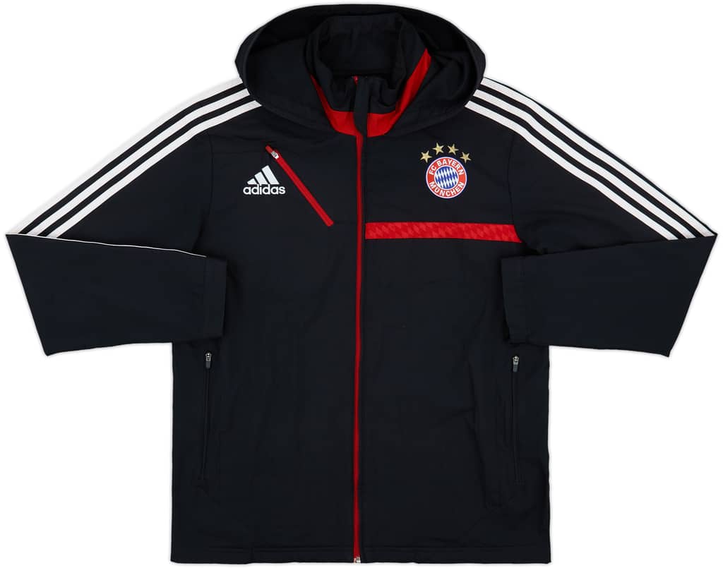 2013-14 Bayern Munich adidas Hooded Track Jacket - 8/10 - (L)