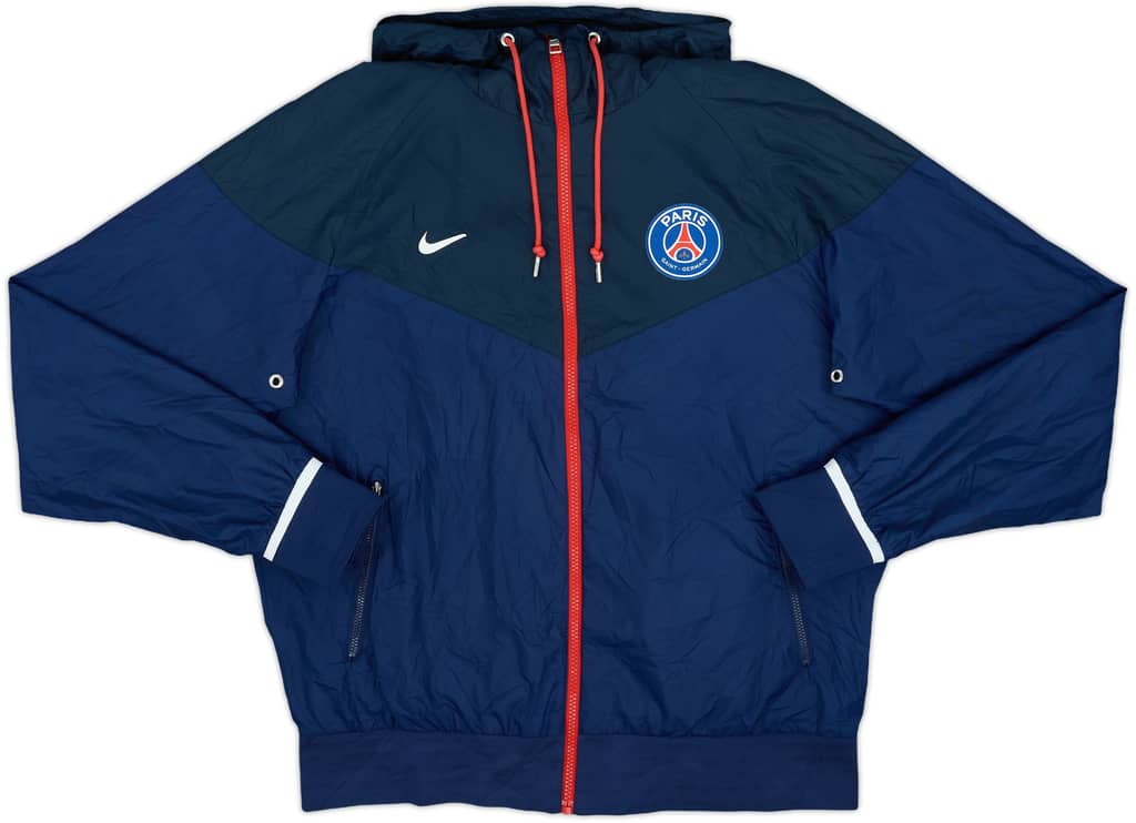 2015-16 Paris Saint-Germain Nike Hooded Track Jacket - 7/10 - (L)