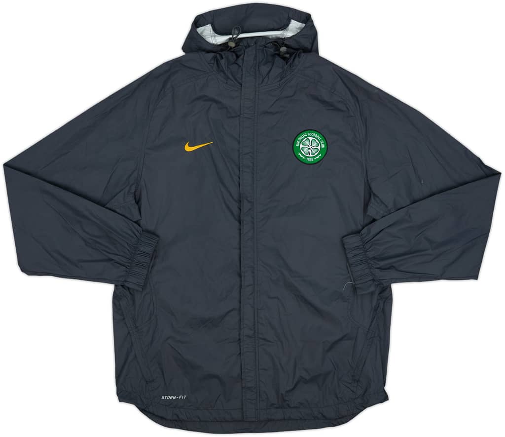 2010-11 Celtic Nike Hooded Rain Jacket - 8/10 - (XL)