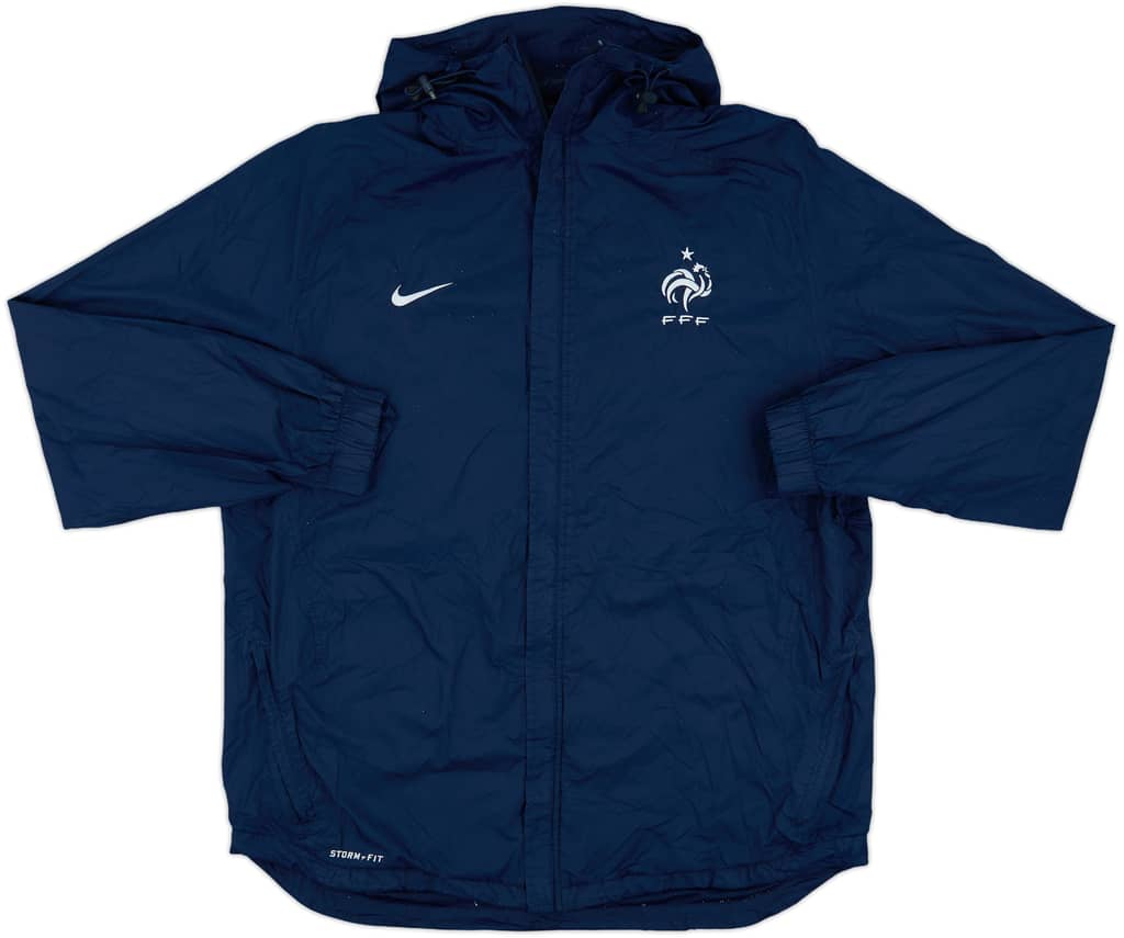2011-12 France Nike Hooded Rain Jacket - 8/10 - (XL)