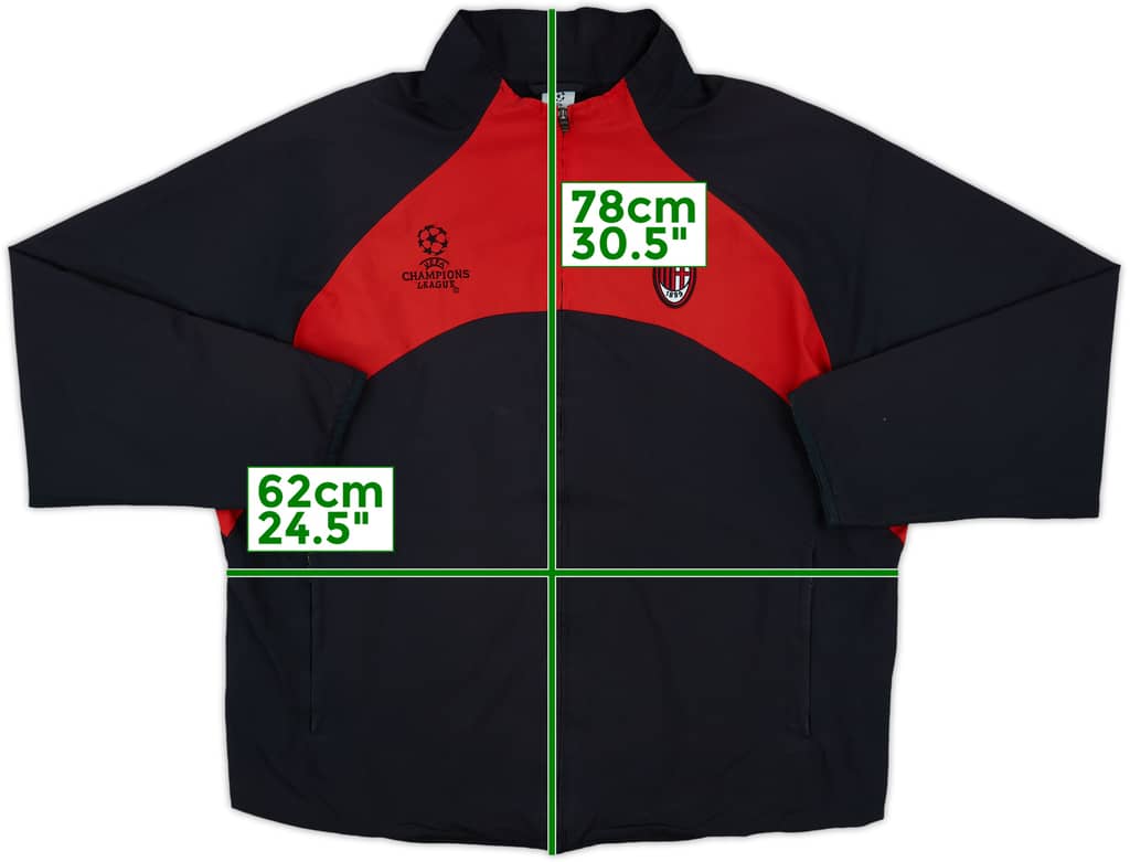 2003-04 AC Milan adidas CL Track Jacket - 6/10 - (L)