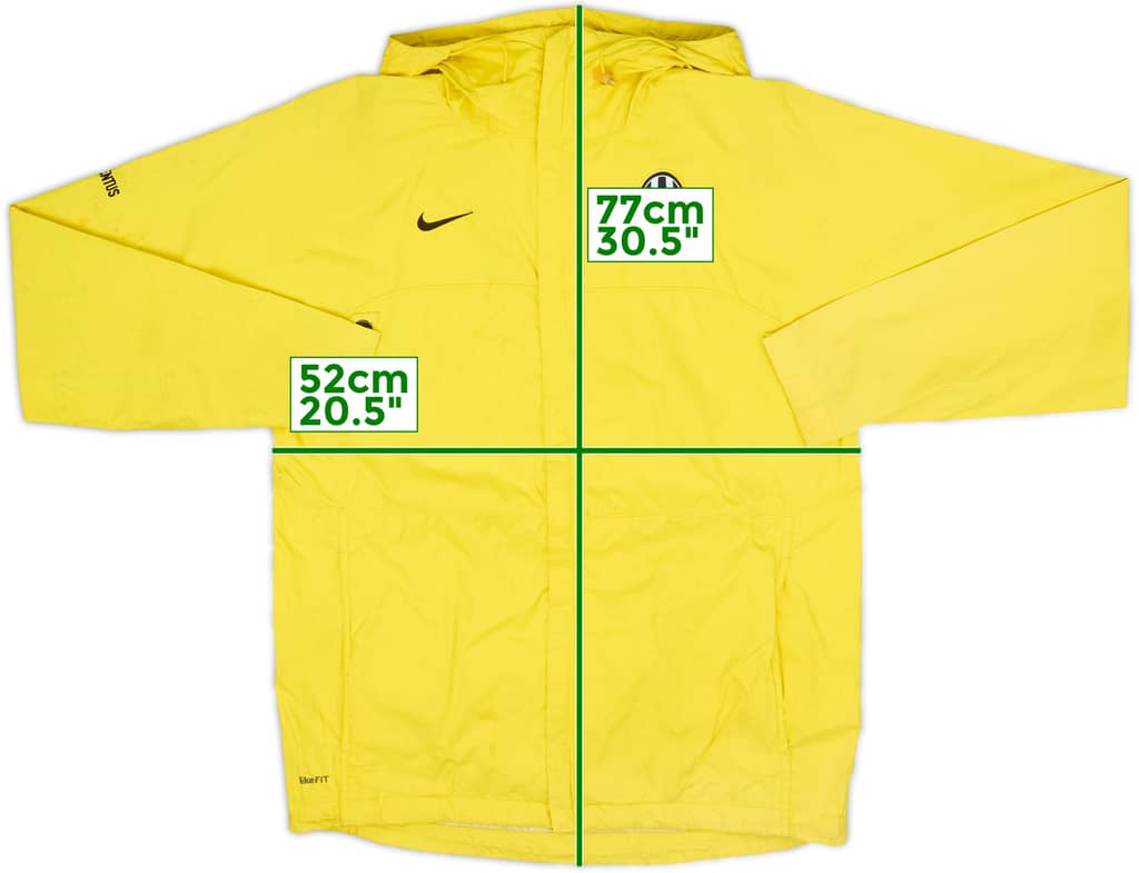 2008-09 Juventus Nike Hooded Rain Jacket - 4/10 - (S)