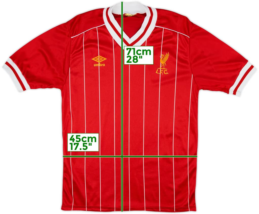 1982-85 Liverpool Home Shirt - 10/10 - (M)