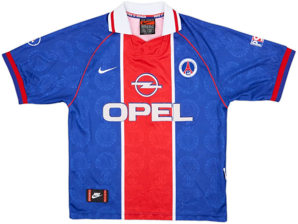 1996-97 Paris Saint-Germain Home Shirt - 8/10 - (M)