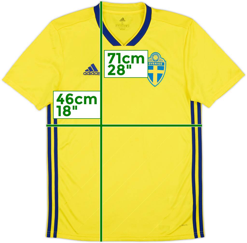 2018-20 Sweden Home Shirt - 7/10 - (S)