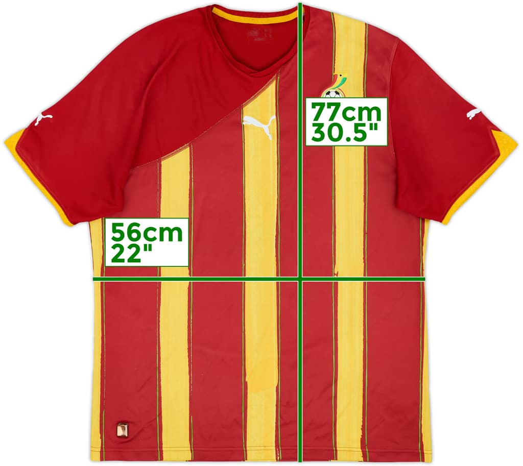2010-11 Ghana Away Shirt - 8/10 - (L)