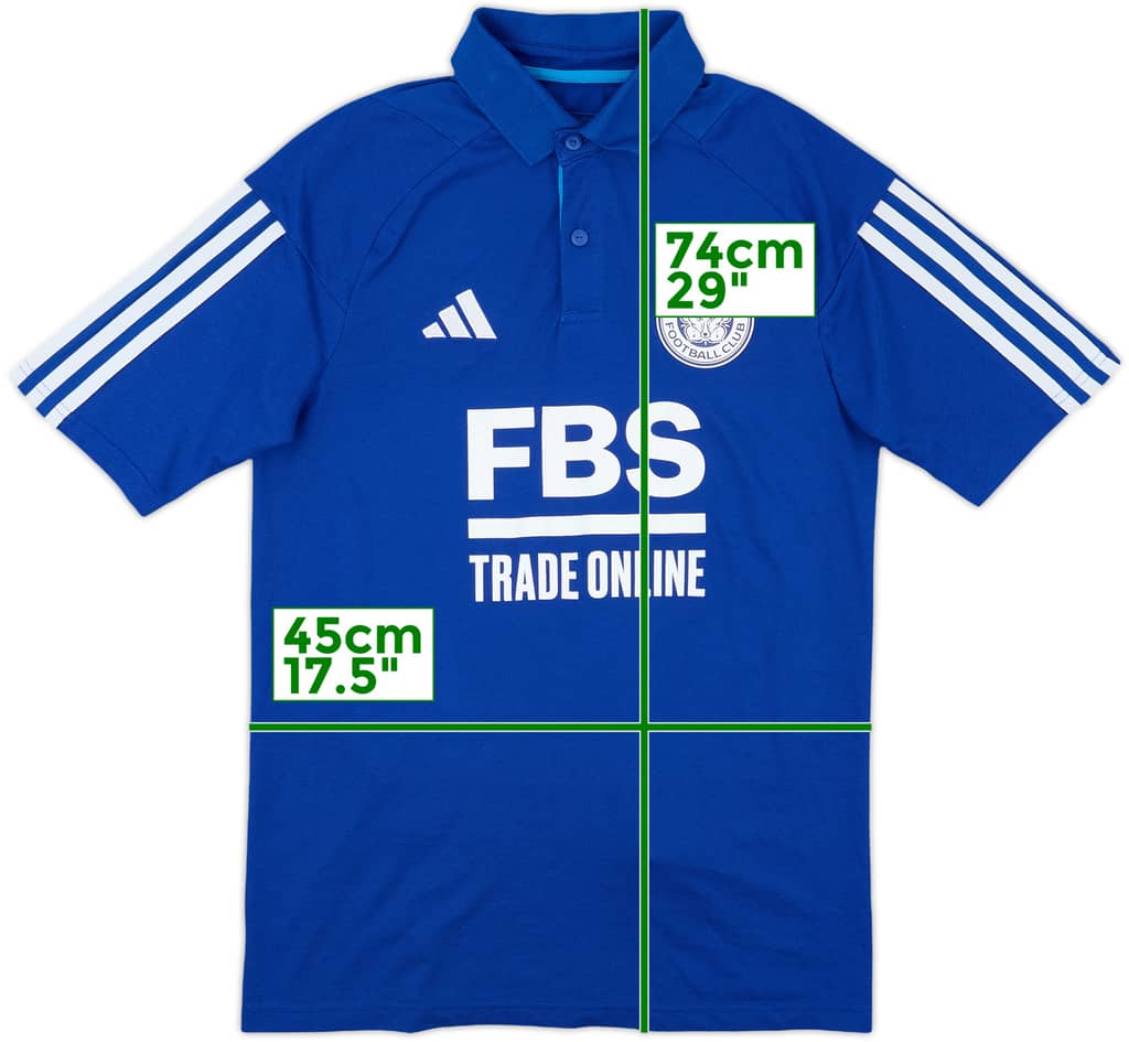 2023-24 Leicester adidas Polo Shirt - 8/10 - (XS)