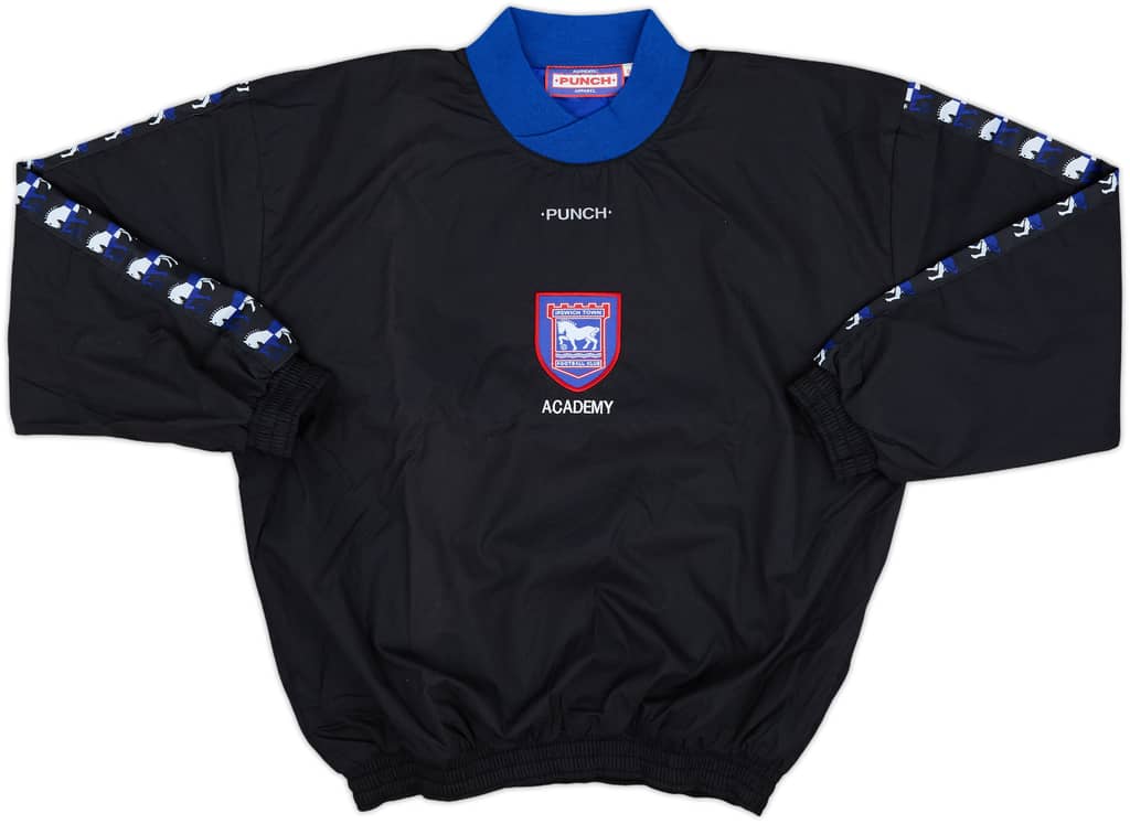 2000-01 Ipswich Academy Issue Drill Top - 9/10 - (S)