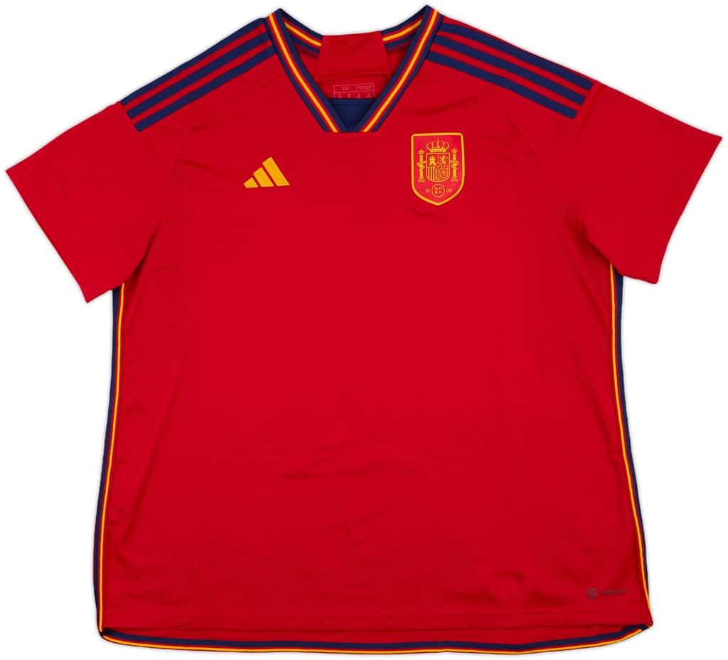 2022-23 Spain Home Shirt - 9/10 - (Women's XXL)