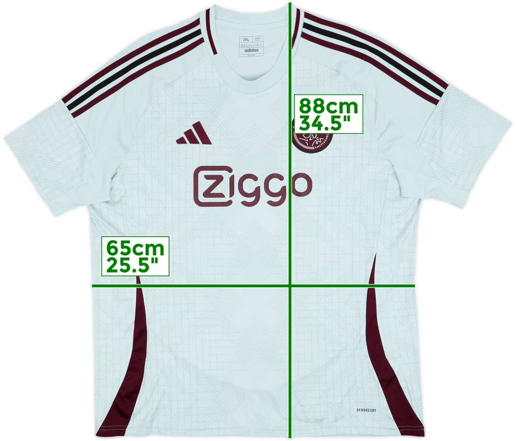 2024-25 Ajax Third Shirt - 9/10 - (XXL)