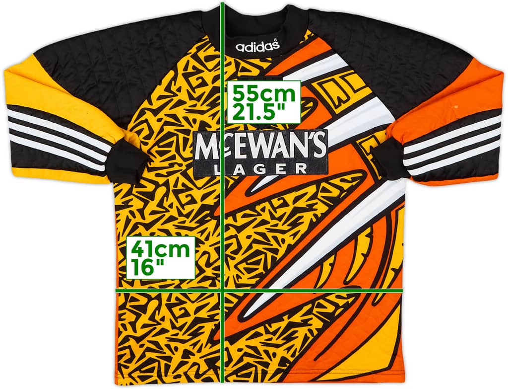 1995-96 Rangers GK Shirt - 7/10 - (L.Boys)