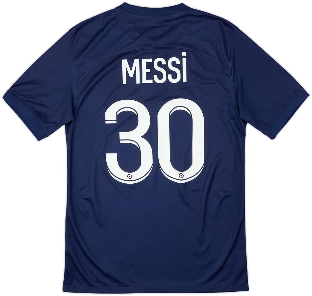2022-23 Paris Saint-Germain Home Shirt Messi #30 - 7/10 - (S)