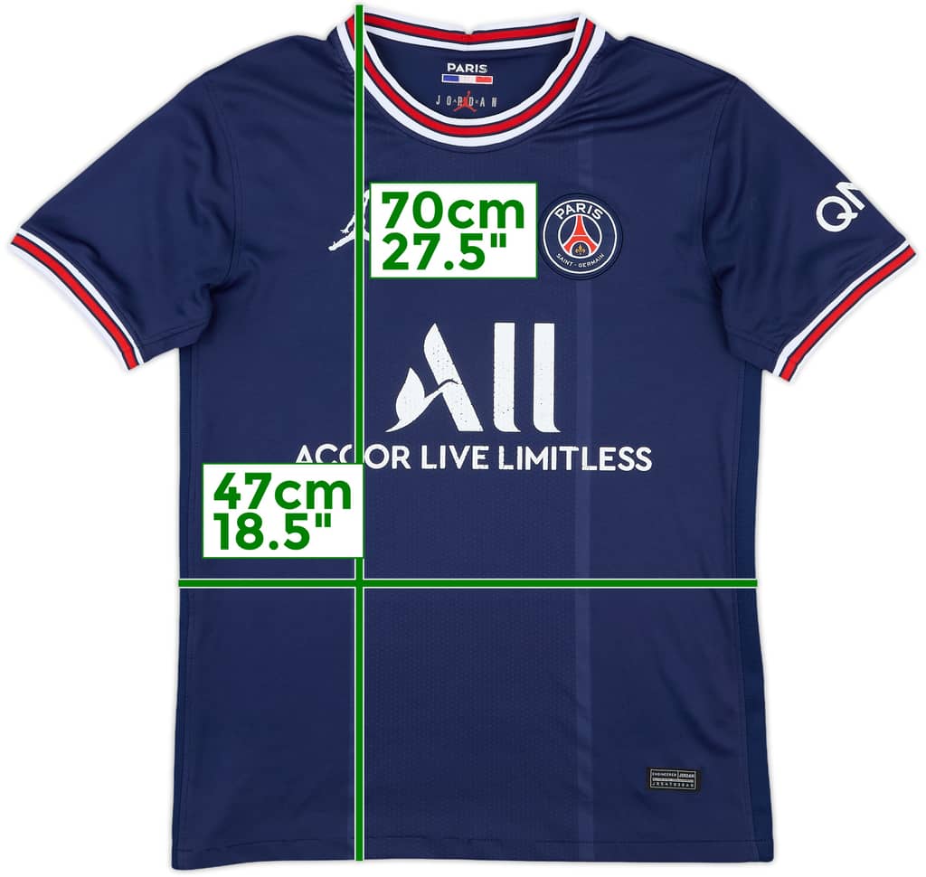 2021-22 Paris Saint-Germain Home Shirt - 5/10 - (S)