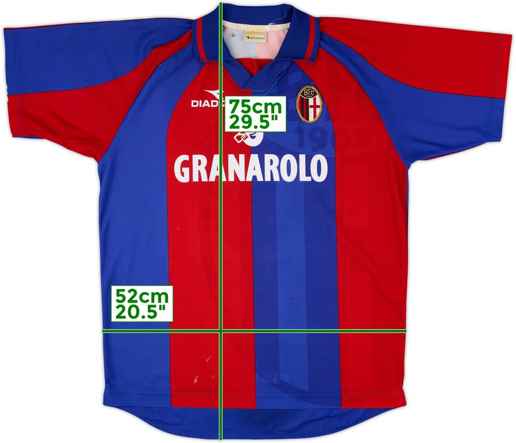 1997-98 Bologna Home Shirt - 5/10 - (XL)