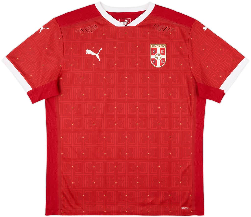 2020-21 Serbia Authentic Home Shirt - 8/10 - (XL)