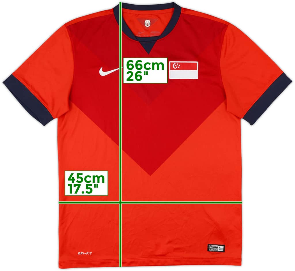 2014 Singapore Home Shirt - 8/10 - (L)