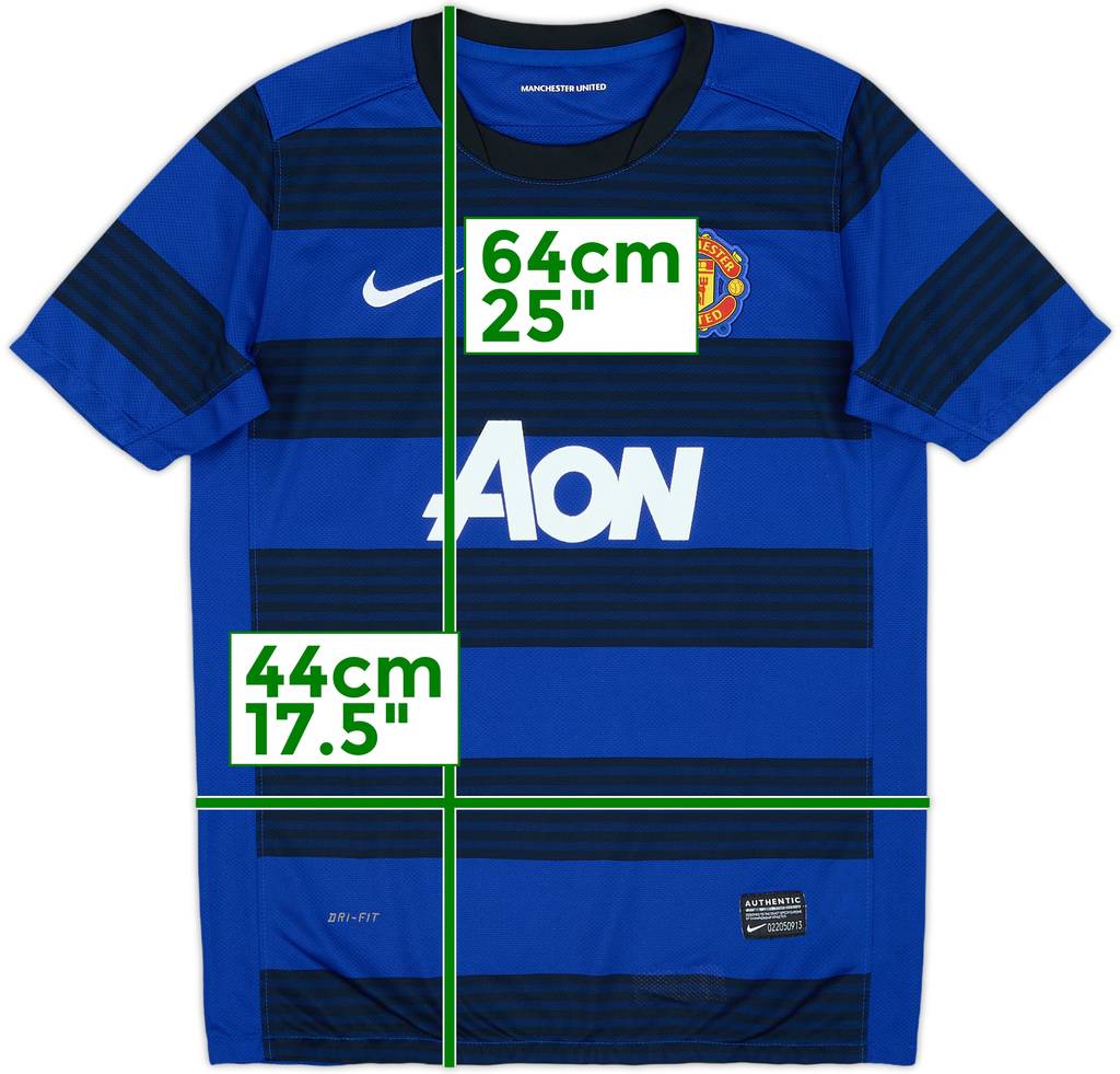 2011-13 Manchester United Away Shirt - 8/10 - (L.Boys)