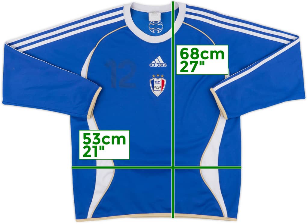 2007-09 Suwon Bluewings adidas Player Issue Sweat Top - 4/10 - (M)