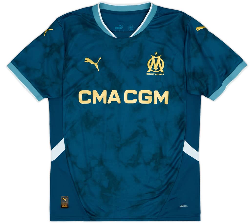 2024-25 Olympique Marseille Away Shirt - 10/10 - (M)