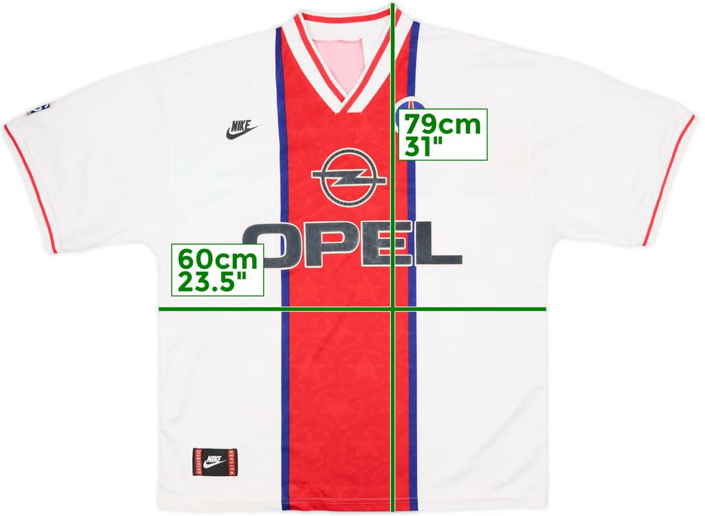 1995-96 Paris Saint-Germain Away Shirt - 6/10 - (XL)