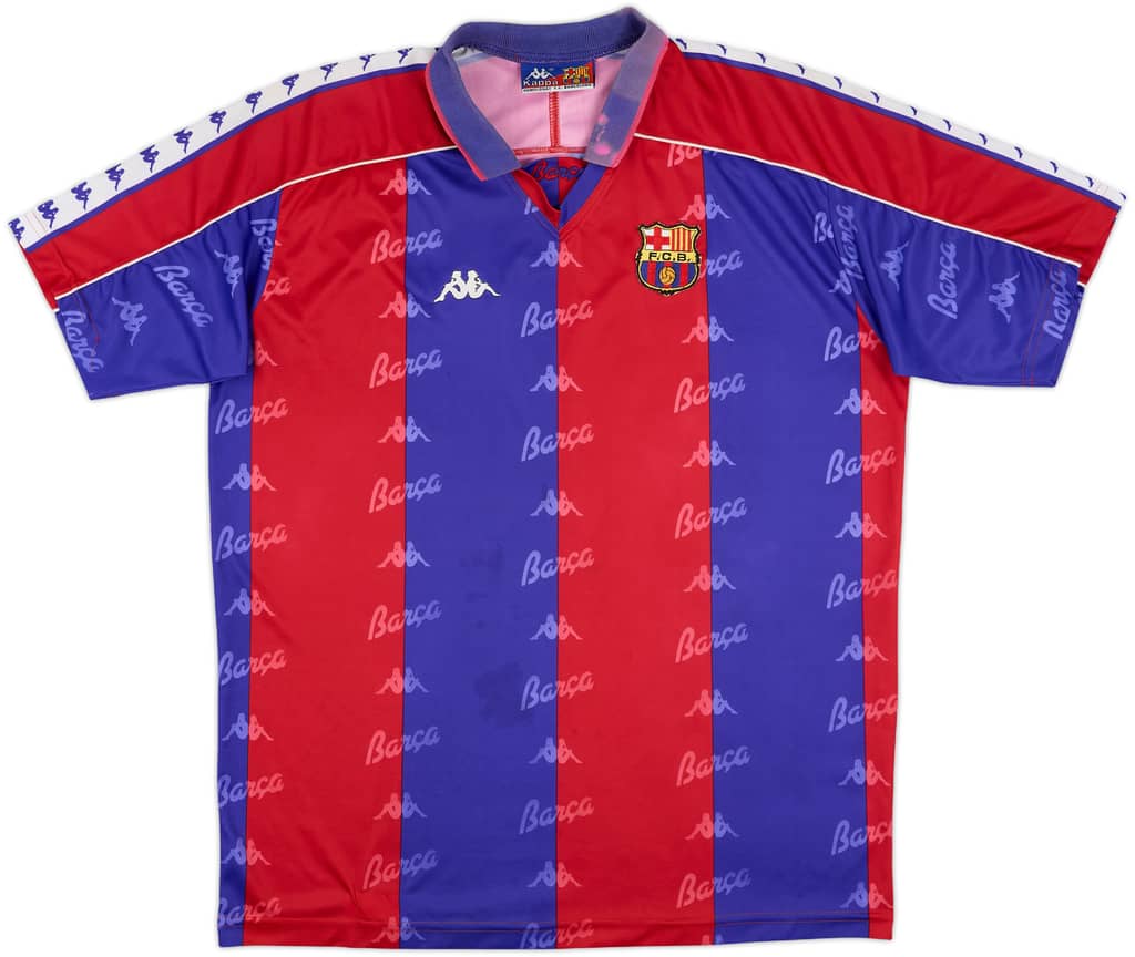 1992-95 Barcelona Home Shirt - 5/10 - (XL)