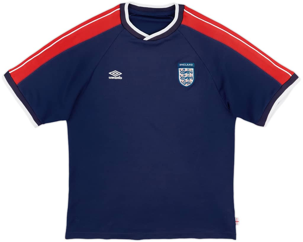 2000-01 England Umbro Training Shirt - 8/10 - (M)