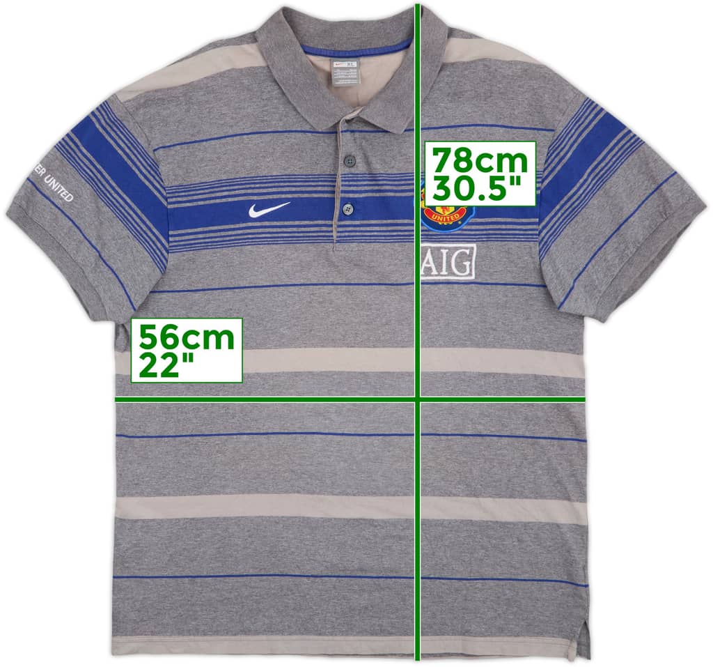 2009-10 Manchester United Nike Polo Shirt - 9/10 - (XL)
