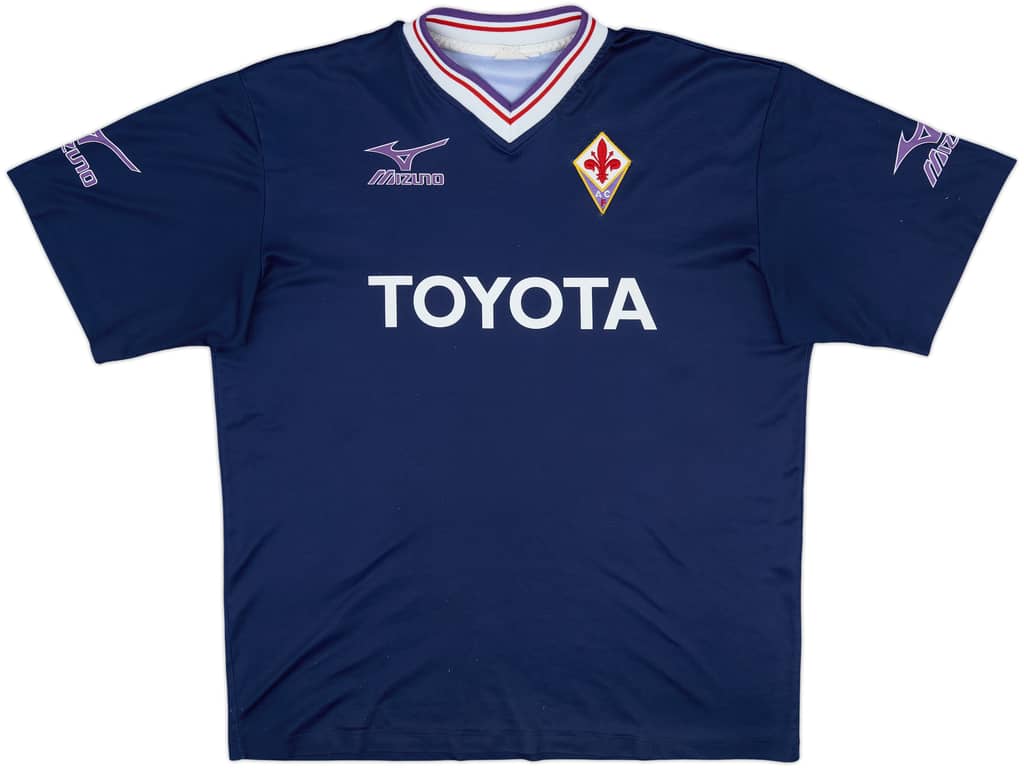 2001-02 Fiorentina Mizuno Training Shirt - 8/10 - (L)
