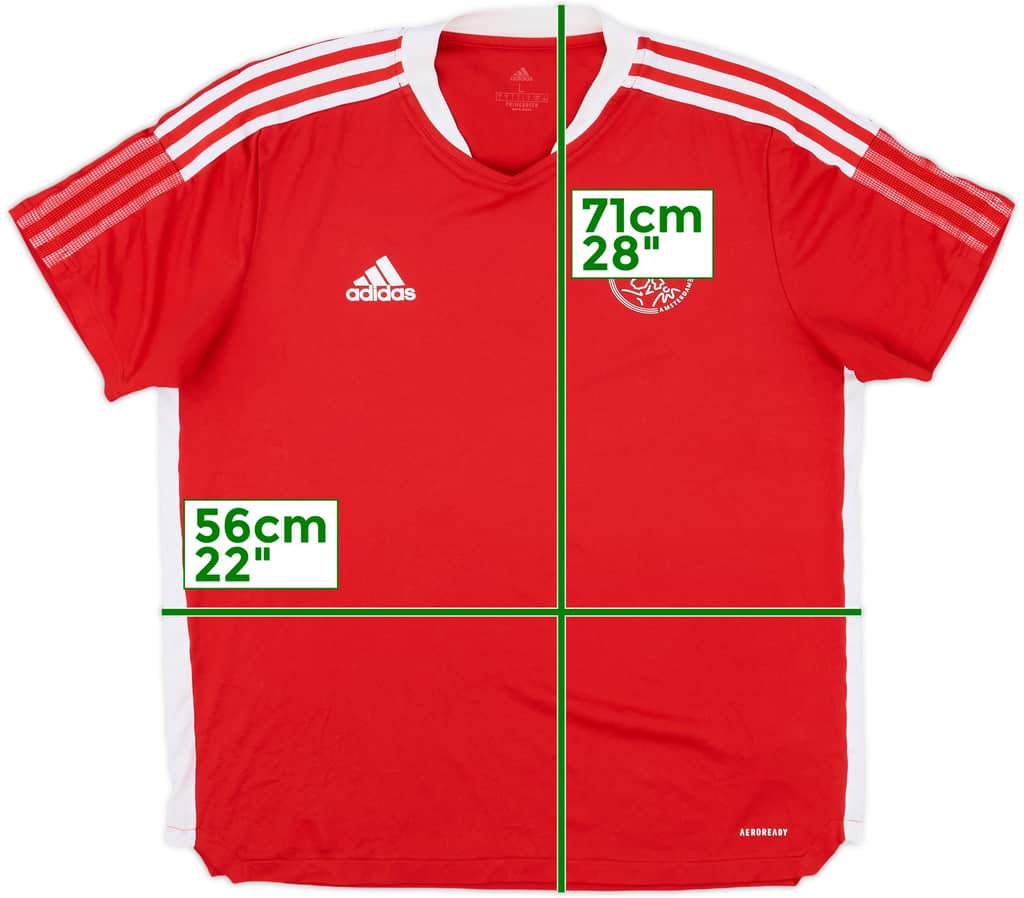 2021-22 Ajax adidas Training Shirt - 8/10 - (L)