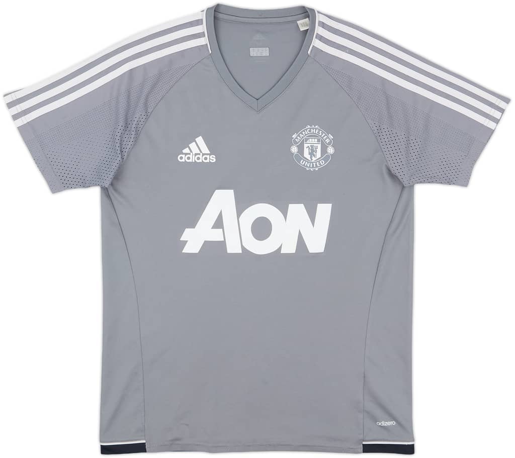 2017-18 Manchester United adizero Training Shirt - 6/10 - (M)
