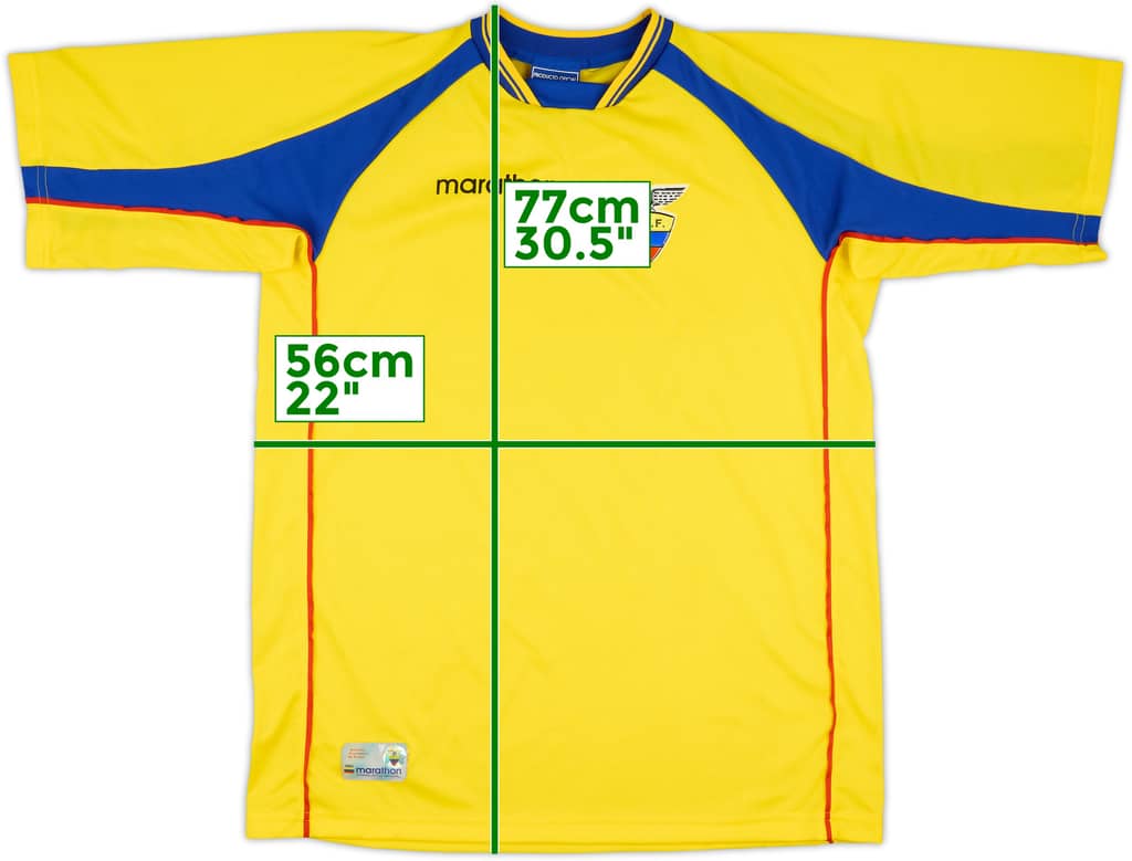 2002-03 Ecuador Home Shirt - 9/10 - (XL)