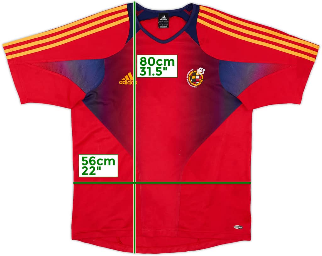 2004-06 Spain adidas Training Shirt - 7/10 - (M/L)
