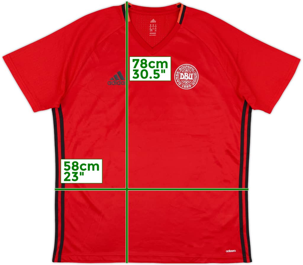 2015-16 Denmark adizero Training Shirt - 9/10 - (XL)