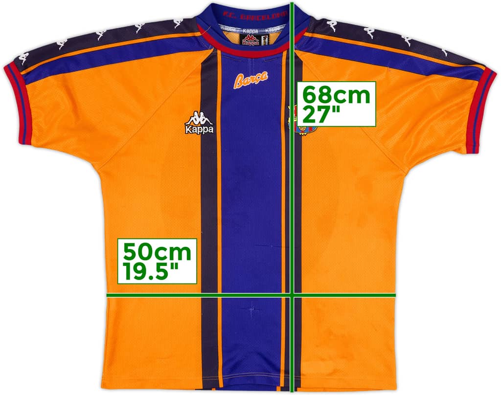 1997-98 Barcelona Away Shirt - 6/10 - (S)