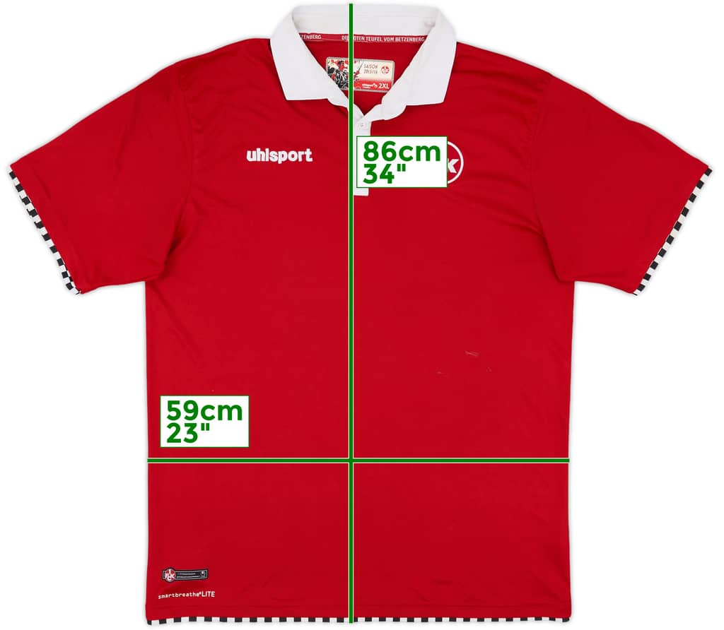 2015-16 Kaiserslautern Home Shirt - 7/10 - (XXL)