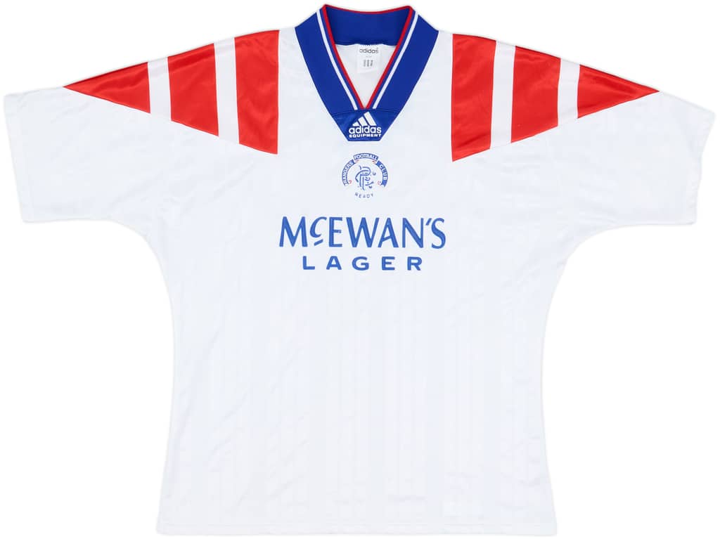 1992-93 Rangers Away Shirt - 8/10 - (L)
