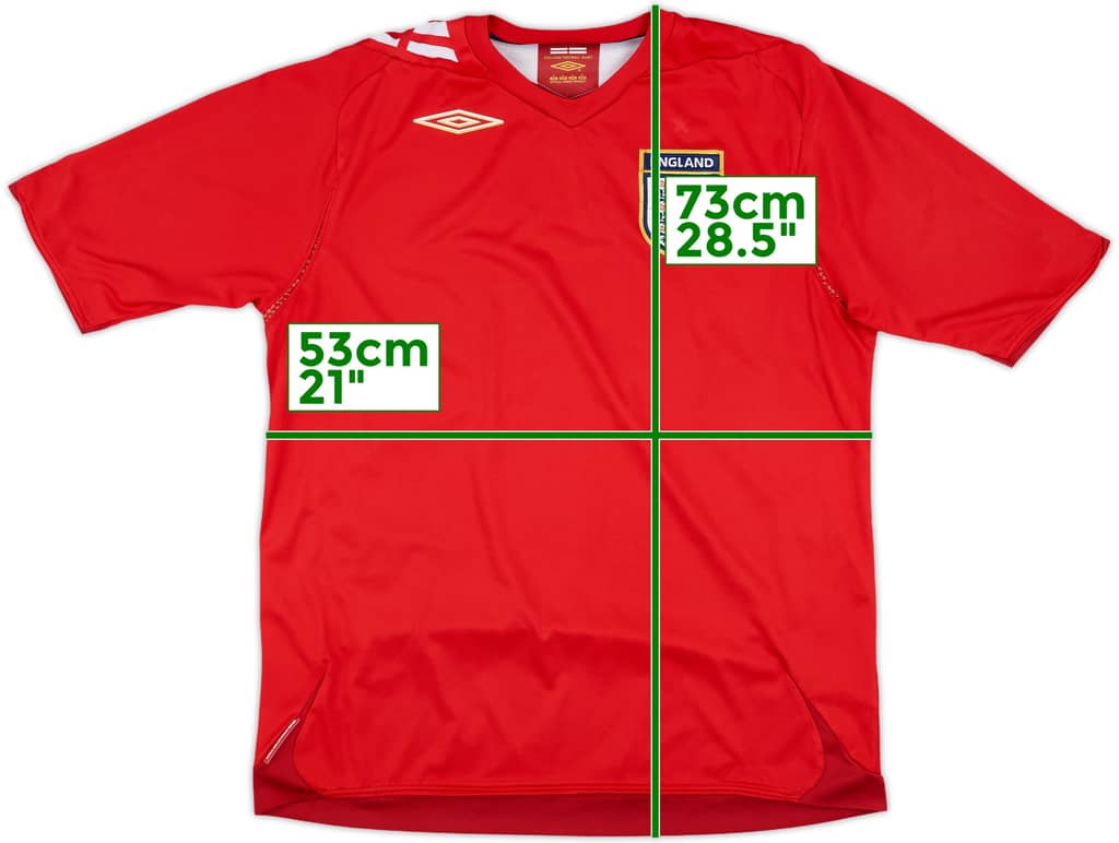 2006-08 England Away Shirt - 4/10 - (L)