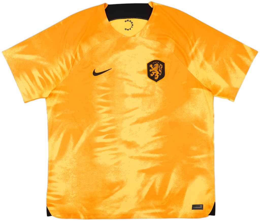 2022-23 Netherlands Home Shirt - 10/10 - (XXL)