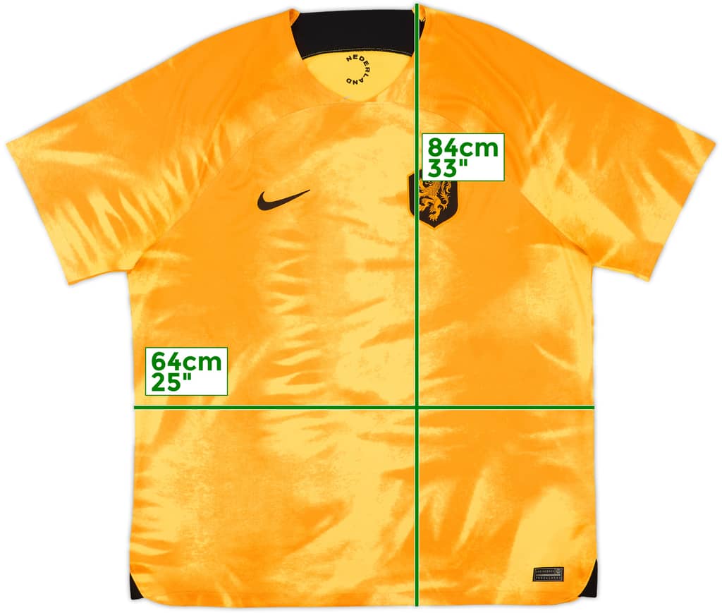 2022-23 Netherlands Home Shirt - 10/10 - (XXL)