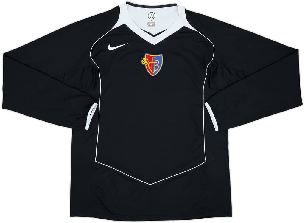 2004-05 FC Basel Away L/S Shirt - 8/10 - (XL)