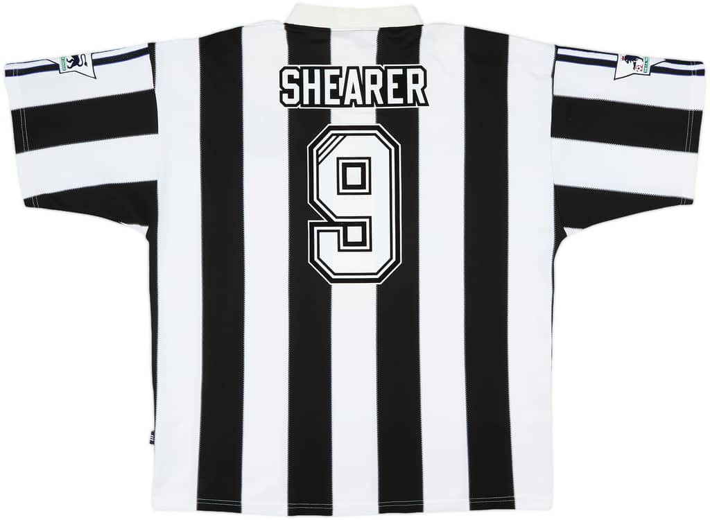1995-97 Newcastle Home Shirt Shearer #9 - 8/10 - (XXL)