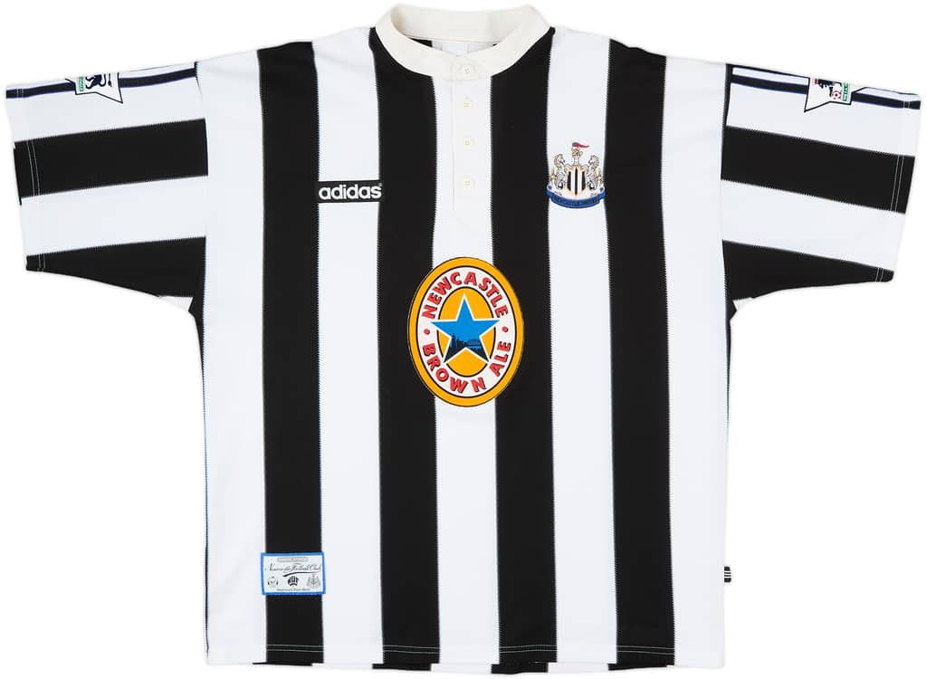 1995-97 Newcastle Home Shirt Shearer #9 - 8/10 - (XXL)