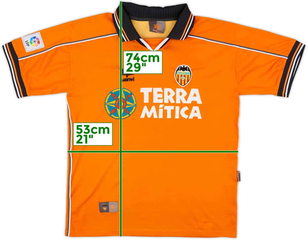 1999-00 Valencia Away Shirt - 8/10 - (M)