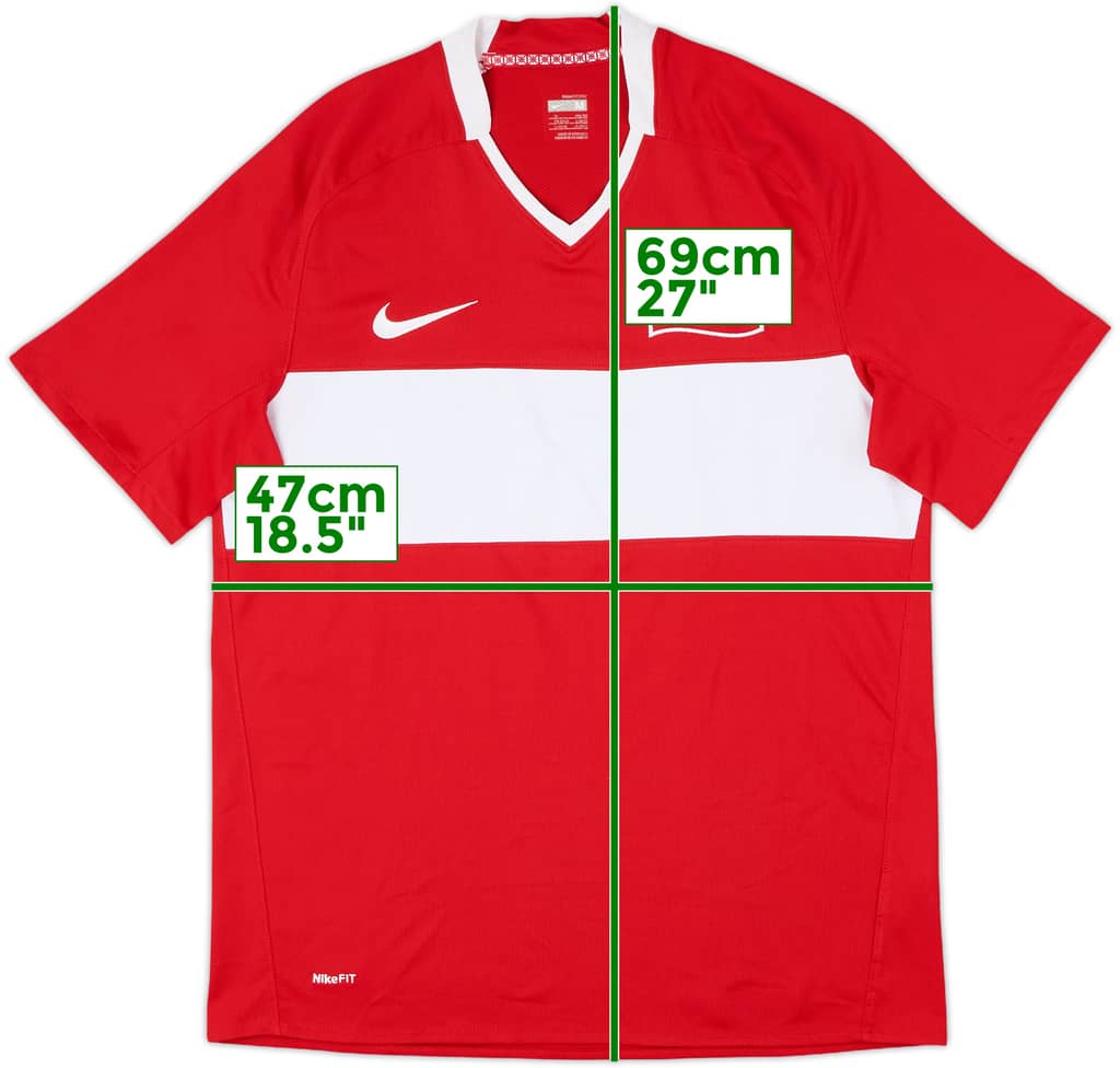 2008-10 Turkey Home Shirt - 8/10 - (M)