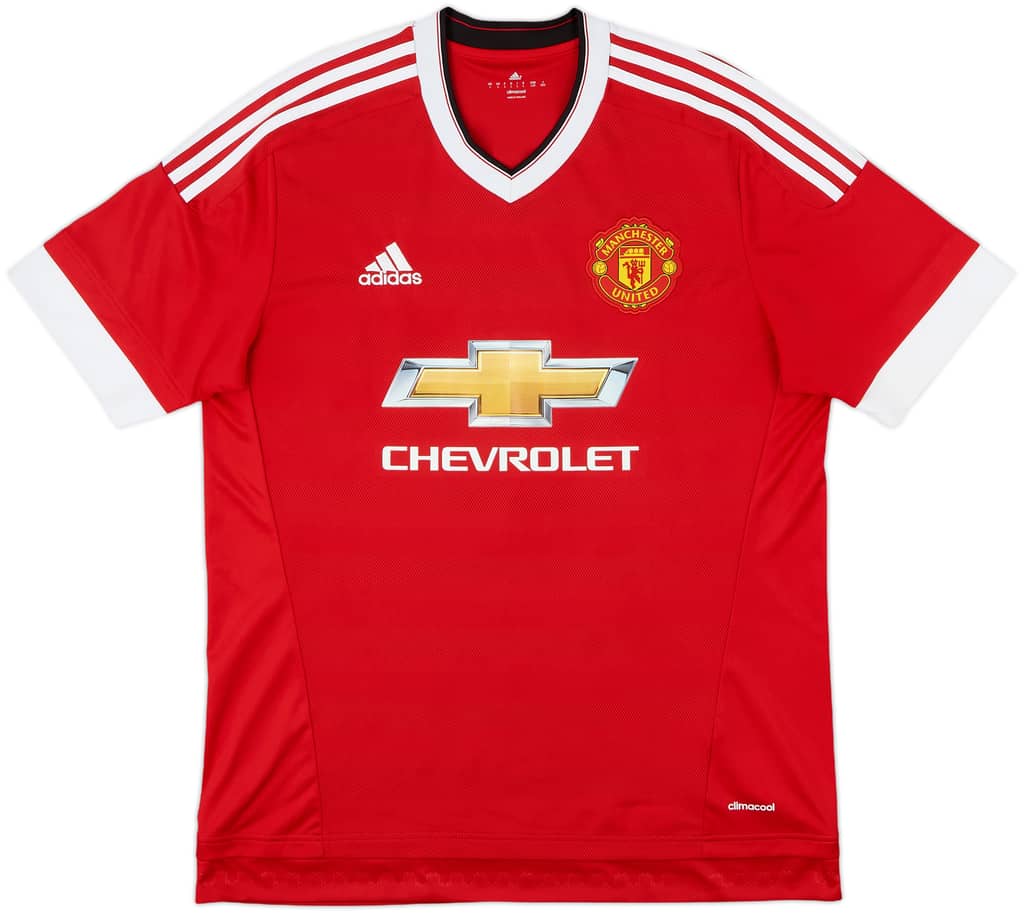 2015-16 Manchester United Home Shirt #5 - 5/10 - (L)